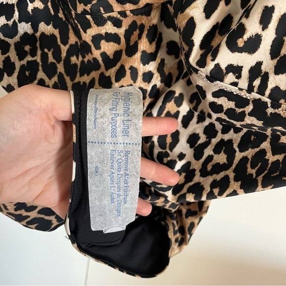 GANNI Savannah Leopard One Piece Swimsuit NWOT - Picture 7 of 12